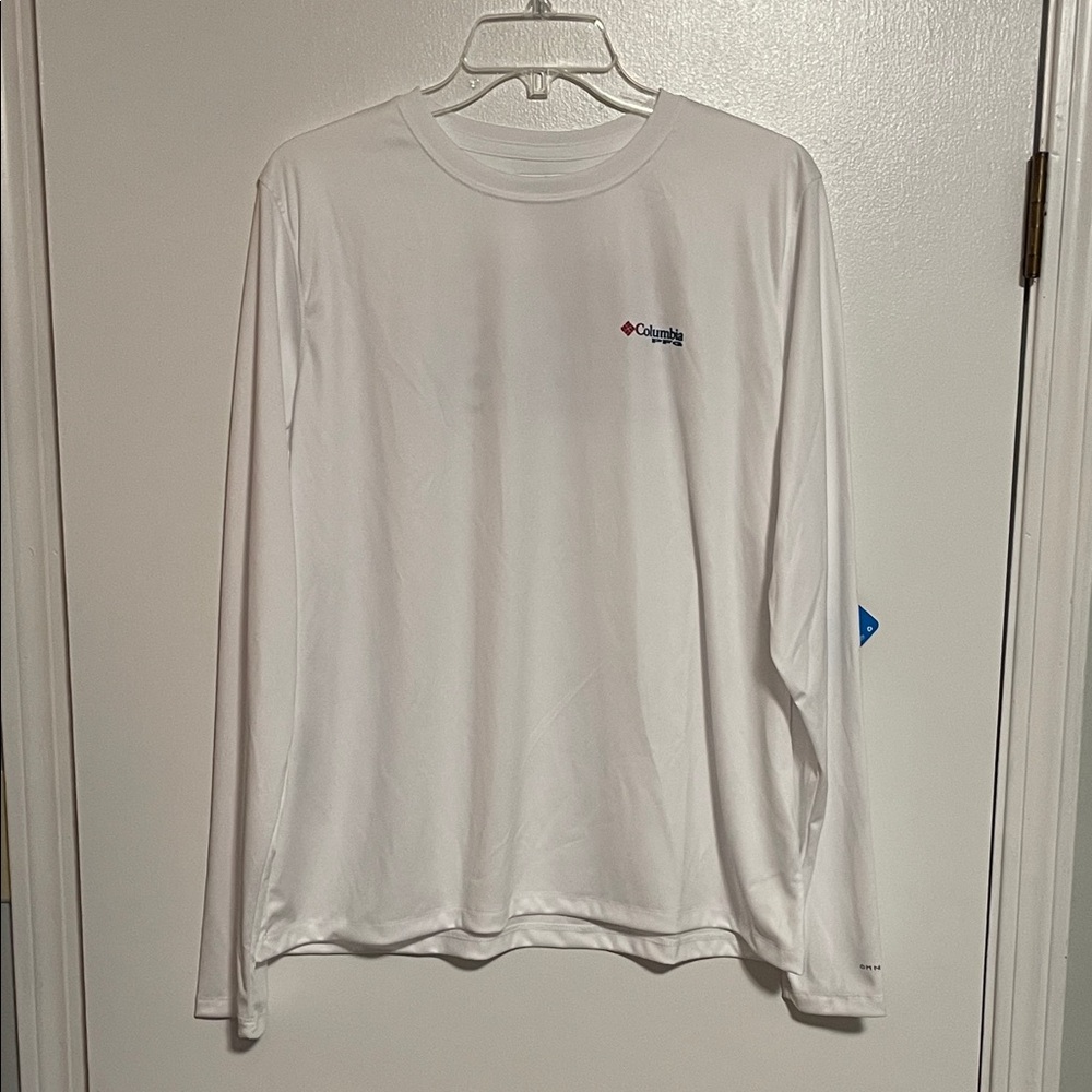 Columbia Women's White Long Sleeve Fishing Shirt